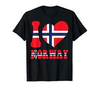 Motif Drapeau norvégien « I Love Norway Proud to Be » T-Shirt