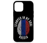 Motif Drapeau Russe avec Inscription « My Soul » Coque pour iPhone 12 Mini