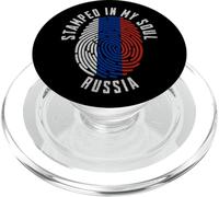 Motif Drapeau Russe avec Inscription « My Soul » PopSockets PopGrip pour MagSafe