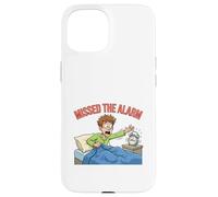 Motif drôle de Panique matinale, The Alarm Coque pour iPhone 15