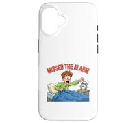 Motif drôle de Panique matinale, The Alarm Coque pour iPhone 16