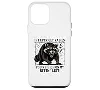 Motif drôle de Raton Laveur enragé Coque pour iPhone 12 Mini