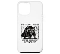 Motif drôle de Raton Laveur enragé Coque pour iPhone 12 Pro Max