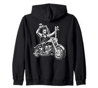 Motif du président Abraham Abe Lincoln sur Une Moto Sweat à Capuche