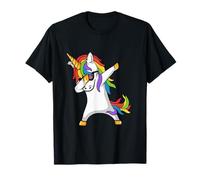 Motif d'un cheval licorne tamponnant T-Shirt