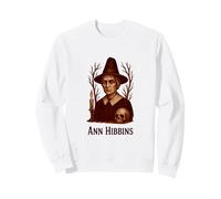 Motif Effrayant Vintage de la légende de la sorcière Ann Hibbins Salem Sweatshirt