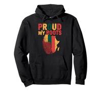 Motif Empreintes digitales du Patrimoine Africain Proud of My Roots Sweat à Capuche