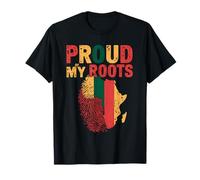 Motif empreintes digitales du patrimoine africain Proud of My Roots T-Shirt