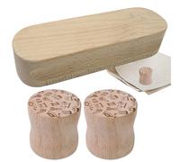 Motif - en bois, | Ensemble de poids ronds en bois massif pour tissu, supports de patrons lourds, aides à la coupe et au marquage pour la, le matelassage et les travaux de