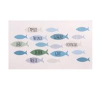 Rayher 31611405 Motif de cire Poissons p. décoration de bougies, bleu-vert clair