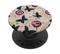 Motif en Cristal Effrayant Whitchy Esthétique Dark Art PopSockets PopGrip Adhésif