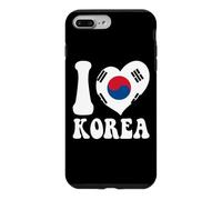 Motif en Forme de cœur du Drapeau de Séoul et de la Corée, Fier d'être coréen Coque pour iPhone 7 Plus/8 Plus