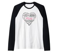 Motif en forme de cœur encourageant Mimi Fabulous Manche Raglan