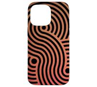 Motif en Spirale imbriqué | Ligne inspirée de la géométrie sacrée Coque pour iPhone 14 Pro Max