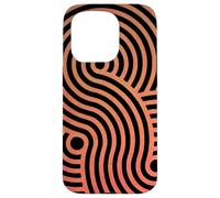 Motif en Spirale imbriqué | Ligne inspirée de la géométrie sacrée Coque pour iPhone 15 Pro