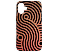 Motif en Spirale imbriqué | Ligne inspirée de la géométrie sacrée Coque pour iPhone 16 Plus