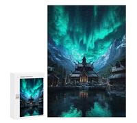 Motif en Vedette : Last Sanctuary of The Boreal Flame, 300 PCS, Puzzle À Exposer, Projet Puzzle du W nd, pour Se Détendre À La Maison sans Écran
