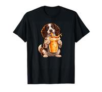 Motif épagneul Anglais Anglais glacé pour Amoureux des Chiens T-Shirt
