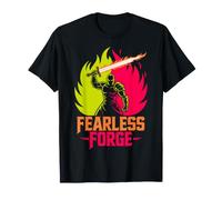 Motif épée flamboyante de Chevalier Forge T-Shirt