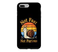 Motif Escargot Mignon Not Fast Not Furious pour Les Amoureux des Animaux Coque pour iPhone 7 Plus/8 Plus