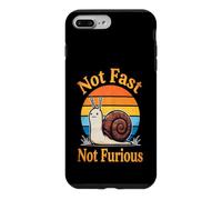 Motif Escargot Mignon Not Fast Not Furious pour Les Amoureux des Animaux Coque pour iPhone 7 Plus/8 Plus