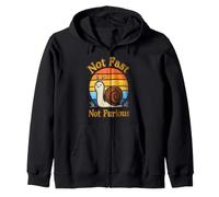 Motif Escargot Mignon Not Fast Not Furious pour Les Amoureux des Animaux Sweat à Capuche
