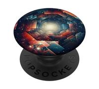 Motif Espace Fractal PopSockets PopGrip Adhésif