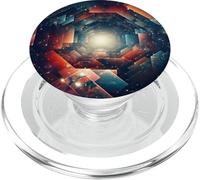 Motif Espace Fractal PopSockets PopGrip pour MagSafe