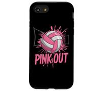 Motif « Esprit d'équipe de Volley-Ball Rose » Coque pour iPhone SE (2020) / 7/8