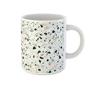 Motif Et Texture D'Un Sol En Terrazzo De Type Italien Classique Vénitien Mug Céramique Tasse À Thé Unique Tasse À Café Cadeaux Fantaisie Pour Bureau Collègue Anniversaire 330Ml