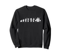 Motif évolution de la musique du batteur Sweatshirt