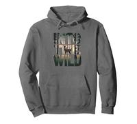 Motif Exploration Sauvage et Nature Sweat à Capuche, Unisexe pour Adultes, Asphalte, XL