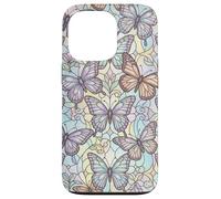 Motif fée fantaisiste Papillon Couleurs Pastel Coque pour iPhone 13 Pro