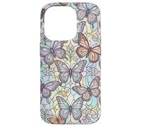 Motif fée fantaisiste Papillon Couleurs Pastel Coque pour iPhone 14 Pro