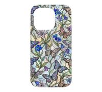 Motif fée fantaisiste Papillon Couleurs Pastel Coque pour iPhone 15 Pro