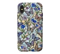 Motif fée fantaisiste Papillon Couleurs Pastel Coque pour iPhone X/XS
