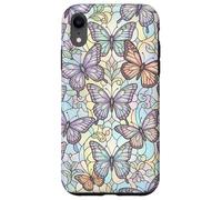 Motif fée fantaisiste Papillon Couleurs Pastel Coque pour iPhone XR