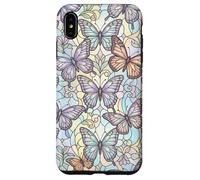 Motif fée fantaisiste Papillon Couleurs Pastel Coque pour iPhone XS Max