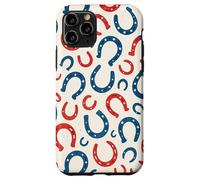Motif Fer à Cheval Patriotique Western Horse USA 4 Juillet Coque pour iPhone 11 Pro