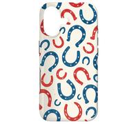 Motif Fer à Cheval Patriotique Western Horse USA 4 Juillet Coque pour iPhone 17
