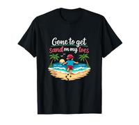 Motif fête de Plage « Gone to Get Sand on My Toes » T-Shirt