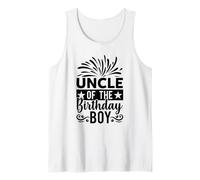 Motif feu d'artifice de l'oncle de l'anniversaire d'un garçon Débardeur
