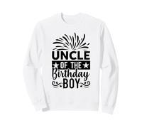 Motif feu d'artifice de l'oncle de l'anniversaire d'un garçon Sweatshirt
