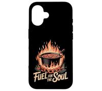 Motif feu de Camp Fuel for The Soul Coque pour iPhone 16