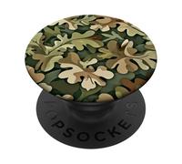 Motif Feuilles de forêt - Motif Calme, Nature, Abstrait PopSockets PopGrip Adhésif