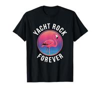Motif Flamant Rose rétro pour Yacht Rock Forever T-Shirt