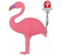 Motif Flamingo Mignon Clé USB de 16 Go, USB Mémoire Stick Pen Drive avec Motif Flamingo Mignon, Cadeau pour Étudiants et Enfants