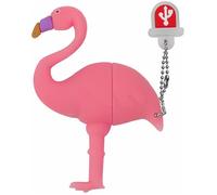 Motif Flamingo Mignon Clé USB de 16 Go, USB Mémoire Stick Pen Drive avec Motif Flamingo Mignon, Cadeau pour Étudiants et Enfants