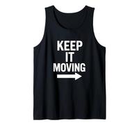 Motif flèche de Motivation Keep It Moving Débardeur