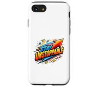 Motif flèche d'énergie de Motivation Stay Unstoppable Coque pour iPhone SE (2020) / 7/8